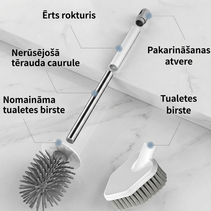 Melari tualetes birste